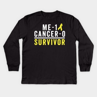 Sarcoma Cancer Survivor Awareness Shirt Gift Bone Cancer Kids Long Sleeve T-Shirt